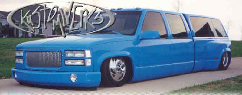 Body dropping a crew cab dually