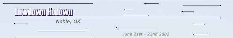Lowdown Hodown!  (Lowdown Showdown part 2)