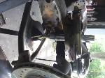 my front suspension, 6" cylinders, heims, and a mini coil