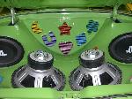 4- JL AUDIO 15W3'S-FULL CUSTOM FIBERGLASS TRUNK--CHECK OUT OTHER FIBERGLASS @ WWW.UAUDIO.NET