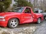 here is the 98 ss i bought wrecked and im goin to fix it with a new cab, and repair the bed.