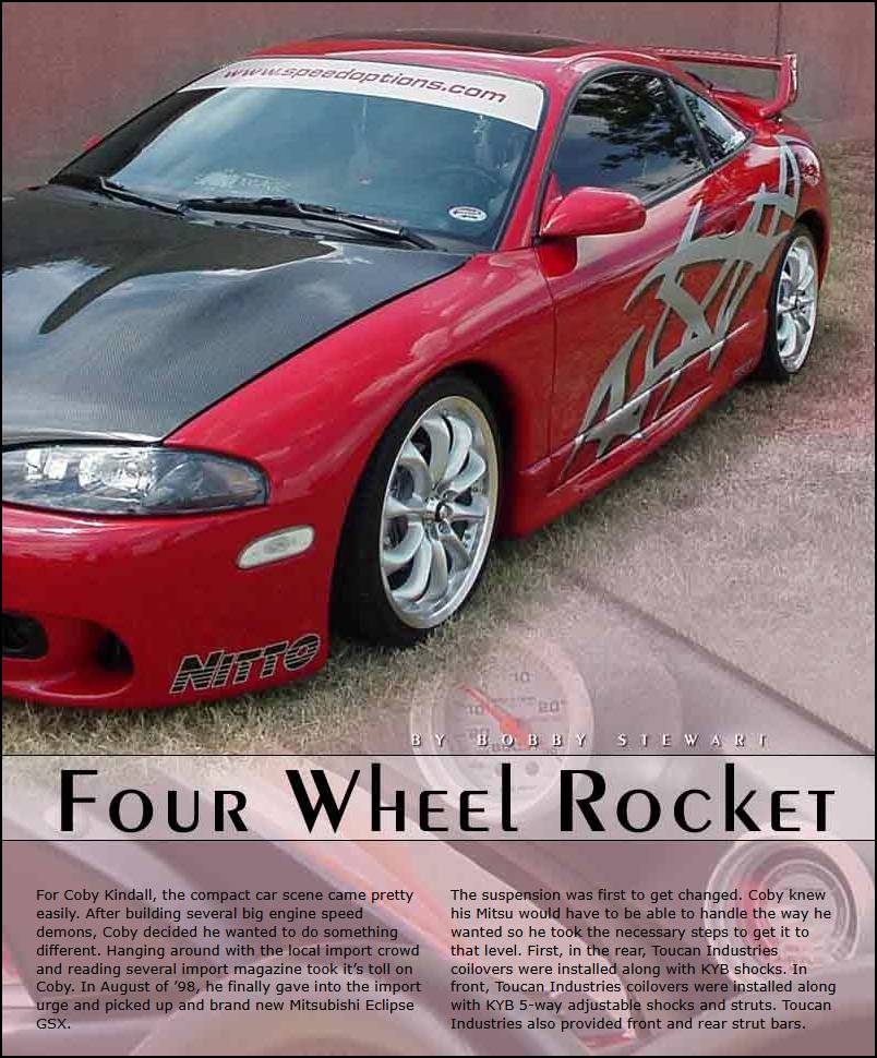 Four wheel rocket