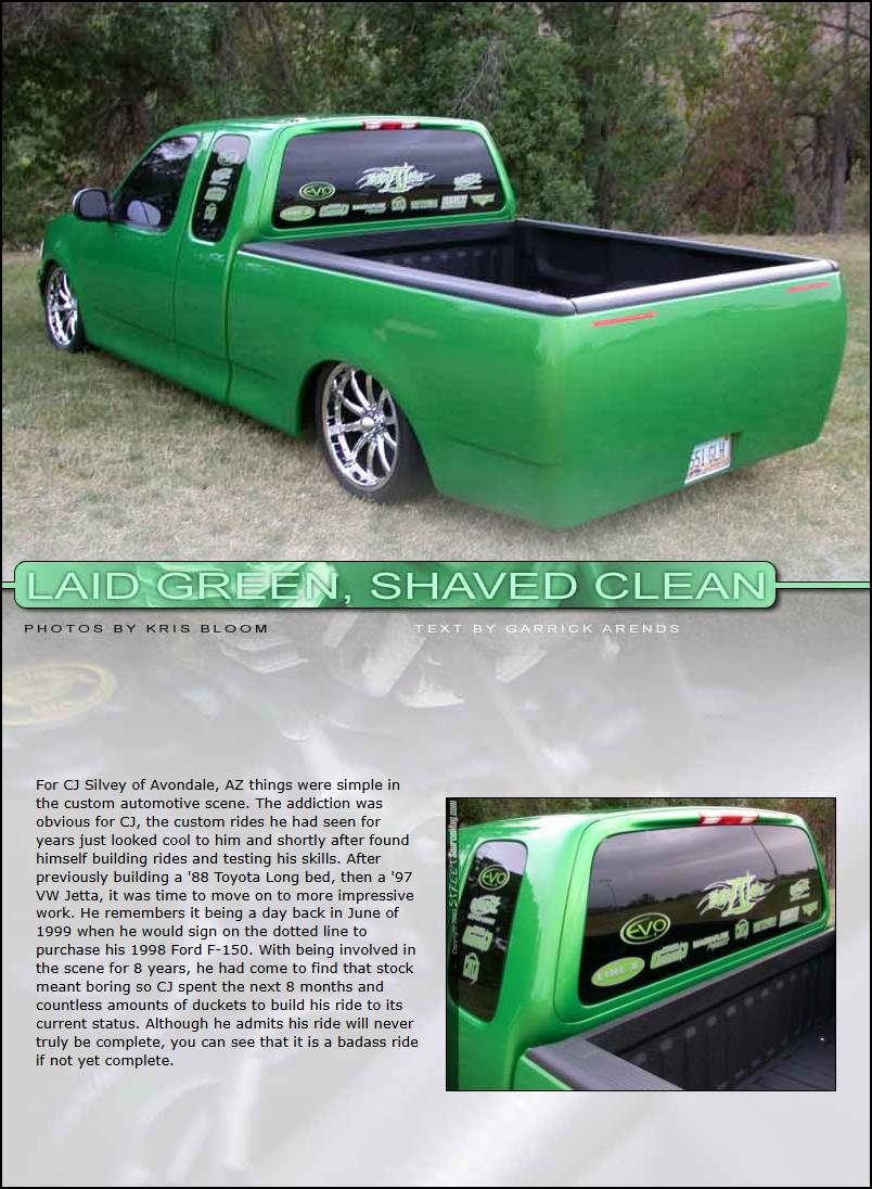 Laid Green, Shaved Clean