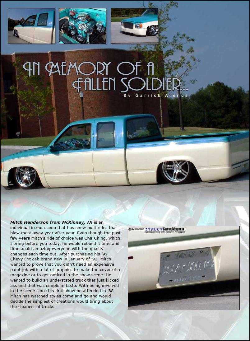 In memory of a Fallen Soldier..