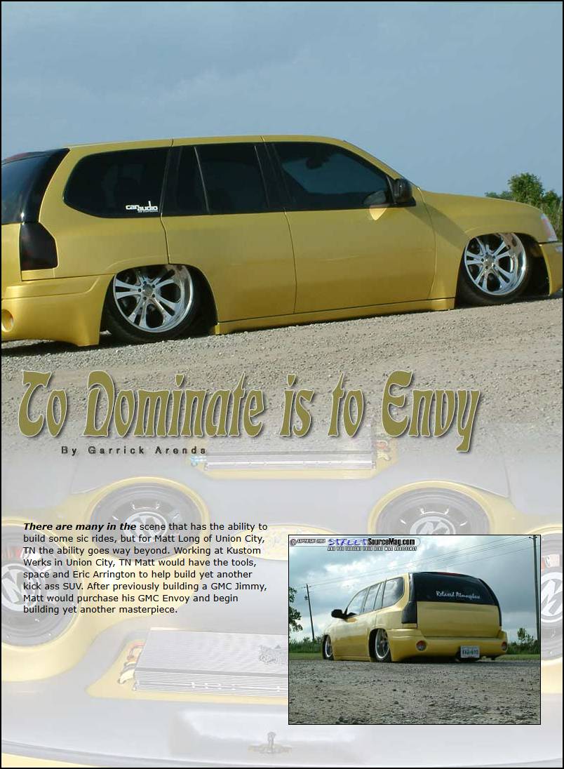 To Dominate is to Envy